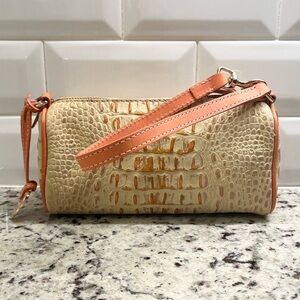 Dooney & Bourke Nile Collection Croc Embossed Mini Barrel Bag NWT
